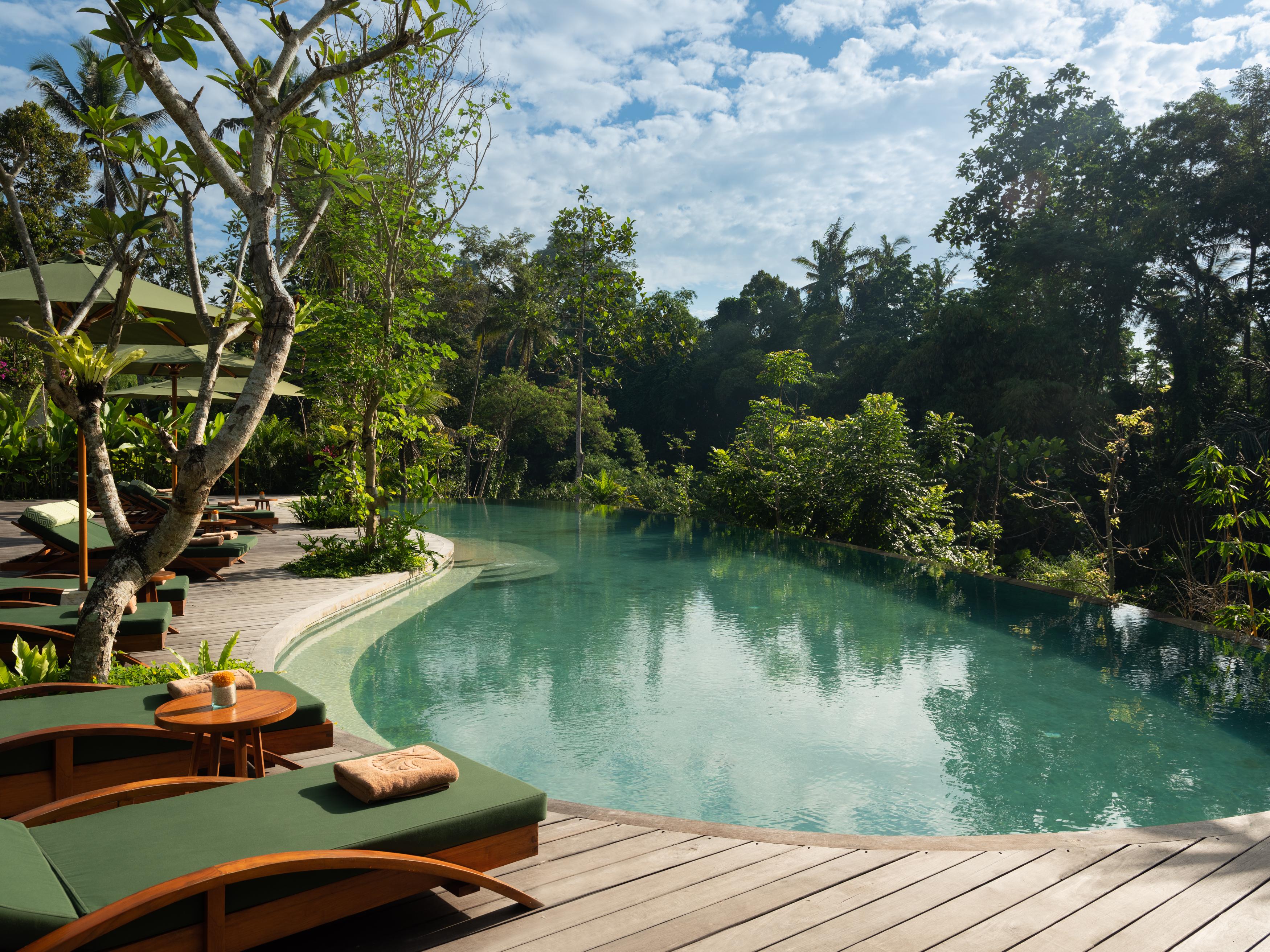 Отель Adiwana Suweta Убуд Экстерьер фото The pool at the Four Seasons Resort